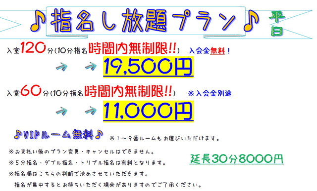 指名し放題プラン